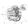 GE35KRRB Roulement FAG pour Palier UCF Lemken  Adaptable
