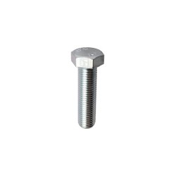 Boulon à tête hexagonale M16x2x60 sans écrou - Galvanisées - Photo