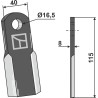 Couteau droit 115x40mm - Agricom