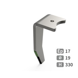 Dent pour herse rotative carbure gauche Amazone 6575300 fuyante adaptable
