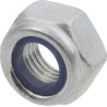 Écrou de blocage hexa DIN985 M8x1,25 en acier zingué
