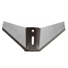 Aileron de déchaumeur carbure adaptable Kuhn Huard réf 622210