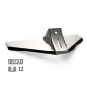 Aileron de déchaumeur carbure adaptable Kuhn Huard réf 622210