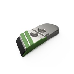 Pointe carbure droite adaptable pour charrue Bugnot réf 6035