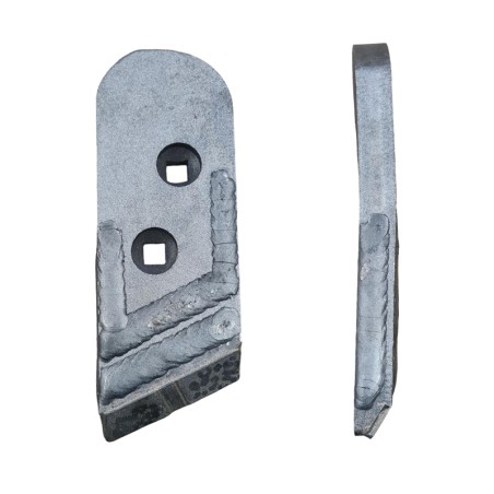 Pointe carbure gauche adaptable pour charrue Fenet réf 10900107
