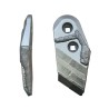 Pointe carbure droite adaptable pour charrue Kuhn Huard réf 622164