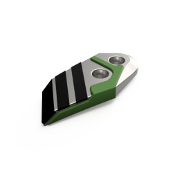 Pointe carbure droite adaptable pour charrue Kuhn Huard réf 622164