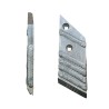 Pointe carbure droite adaptable pour charrue Lemken réf 3364050