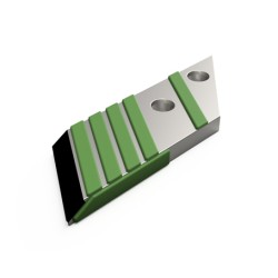 Pointe carbure droite adaptable pour charrue Lemken réf 3364050