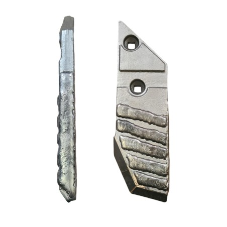 Pointe carbure droite adaptable pour charrue Lemken réf 3364050