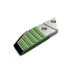 Pointe carbure droite adaptable pour charrue Lemken réf 3364050