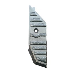 Pointe carbure droite adaptable pour charrue Lemken réf 3364156