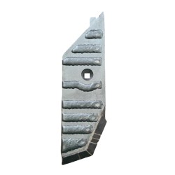 Pointe carbure gauche adaptable pour charrue Lemken réf 3364157