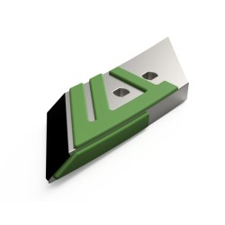 Pointe carbure droite adaptable pour charrue Ovlac réf 64000539