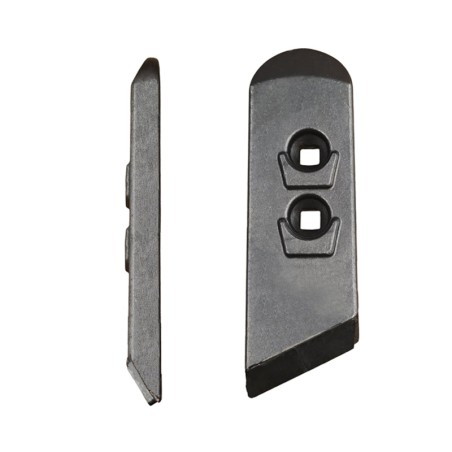 Pointe carbure gauche adaptable pour charrue Rabewerk réf MP 332 L