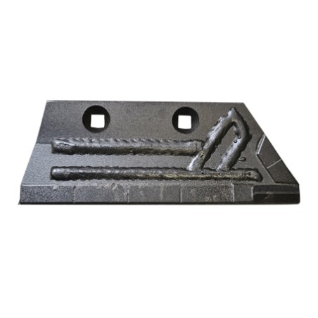 Soc carbure droite adaptable pour charrue Kuhn Huard réf 631102