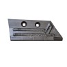 Soc carbure droite adaptable pour charrue Kuhn Huard réf 631112