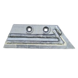 Soc carbure droite adaptable pour charrue Kverneland réf KK066868R