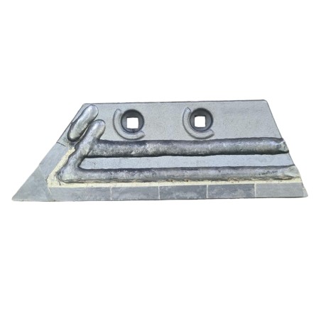 Soc carbure gauche adaptable pour charrue Kverneland réf KK066869R