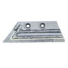 Soc carbure gauche adaptable pour charrue Kverneland réf KK066869R