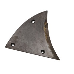 Étrave droite 3 trous carbure adaptable pour charrue Lemken réf 3451000