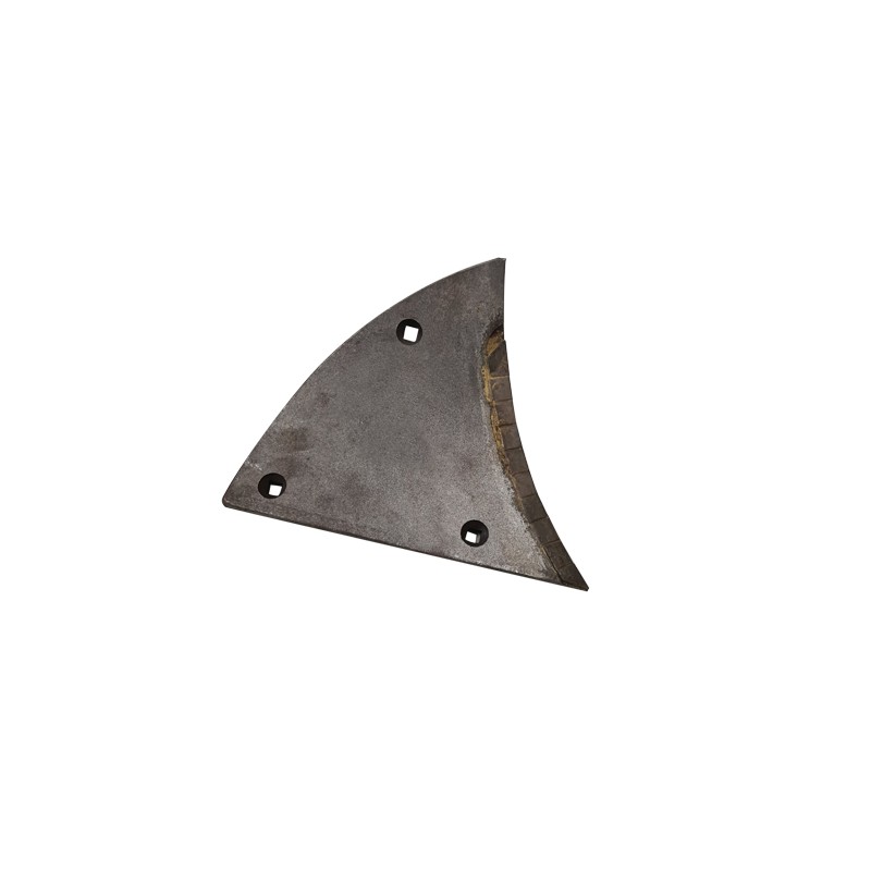 Étrave droite 3 trous carbure adaptable pour charrue Lemken réf 3451000