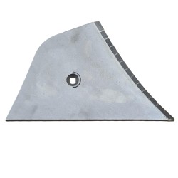 Étrave droite 1 trou carbure adaptable pour charrue Lemken réf 3451030