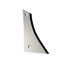 Étrave droite 2 trous carbure adaptable pour charrue Rabewerk réf VRP330W