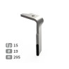 Dent de herse rotative droite adaptable pour herse Amazone réf 9510110