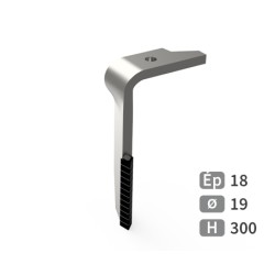 Dent de herse rotative gauche adaptable pour herse Amazone réf 954427