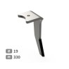 Dent de herse rotative droite adaptable pour herse Amazone réf 967495
