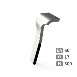 Dent de herse rotative gauche adaptable pour herse Breviglieri réf 0088310