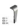 Dent de herse rotative droite adaptable pour herse Celli réf KR622031D