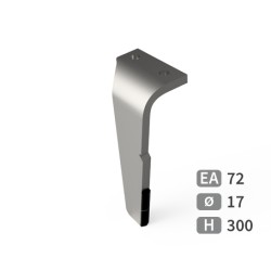 Dent de herse rotative gauche adaptable pour herse Celli réf KR622041G