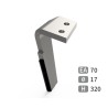 Dent de herse rotative gauche adaptable pour herse Falc réf 540130