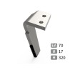 Dent de herse rotative gauche adaptable pour herse Falc réf 540130