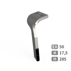 Dent de herse rotative gauche adaptable pour herse Falc réf 512076