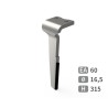 Dent de herse rotative gauche adaptable pour herse Howard réf 185505V
