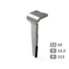 Dent de herse rotative gauche adaptable pour herse Howard réf 185505V