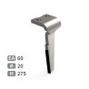 Dent de herse rotative droite adaptable pour herse Howard réf 185599V