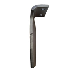 Dent de herse rotative gauche adaptable pour herse Howard réf 185598V