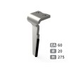 Dent de herse rotative gauche adaptable pour herse Howard réf 185598V