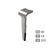 Dent de herse rotative gauche adaptable pour herse Howard réf 182939V