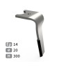 Dent de herse rotative droite adaptable pour herse Kuhn réf K2500081