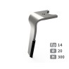 Dent de herse rotative gauche adaptable pour herse Kuhn réf K2500071