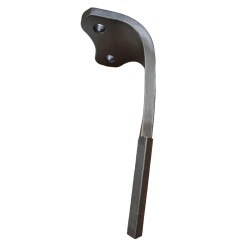 Dent de herse rotative droite adaptable pour herse Kuhn réf 52539400