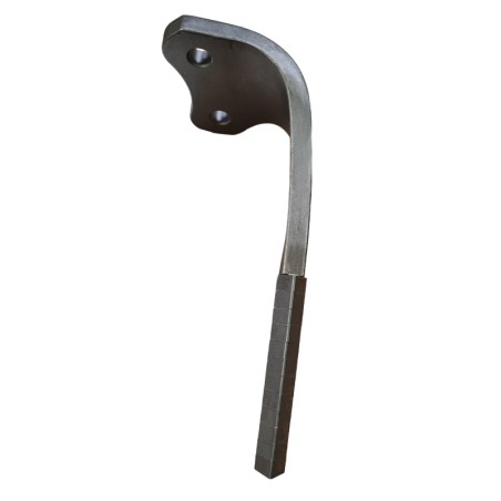 Dent de herse rotative droite adaptable pour herse Kuhn réf 52539400
