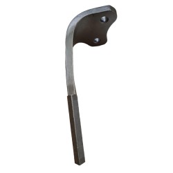 Dent de herse rotative gauche adaptable pour herse Kuhn réf 52539500