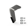 Dent de herse rotative gauche adaptable pour herse Kuhn réf 52539500