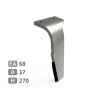 Dent de herse rotative droite adaptable pour herse Kuhn réf 52549410